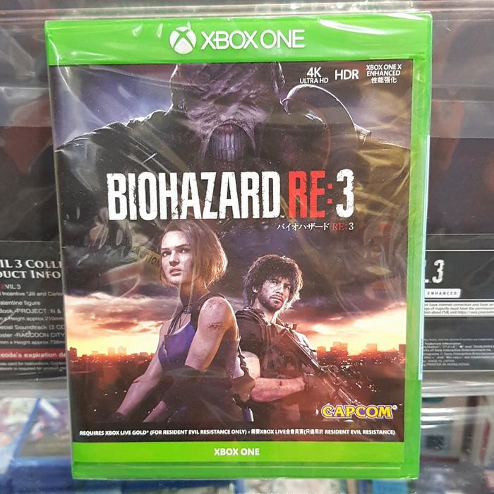 RESIDEN EVIL 3 REMAKE XBOX ONE/SERIES X NUEVO